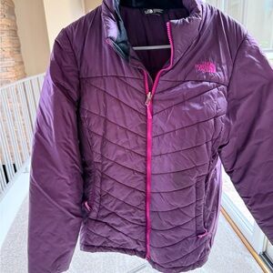 The North Face Purple Jacket with Pink Accents